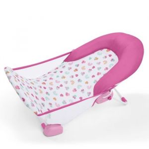 DISNEY BABY- MINNIE- Transat de bain pour b&eacute;b&eacute; fille pliable rose