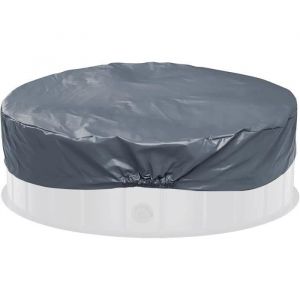 Bâche de protection ronde pour piscine pour chien 80-120-160 cm Résistante aux UV Garde leau au chaud 332