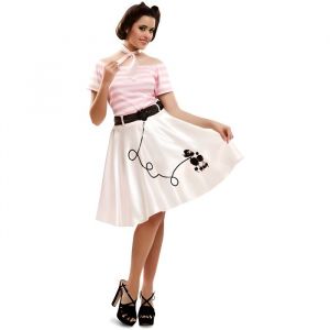 D&eacute;guisement Pin Up Rose Adulte - Pin-Up - Ann&eacute;es 50 - Polyester - Normes UE