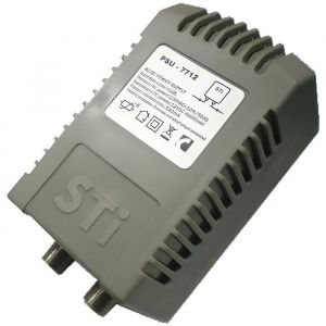 STI Alimentation Electrique 12V 150mA pour antennes TV TNT Fiche F Femelle 1 entr&eacute;e 1 Sortie