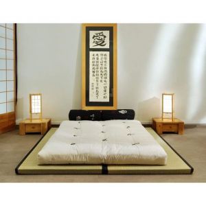 Combinaison 2 Tatamis (80X200) futon en coton (90X200)