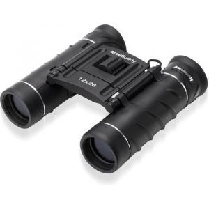 Paire de jumelles  - oneConcept - 12x26 - réglage + 3 dioptries - Verre optique BAK7 - 231g - Noir