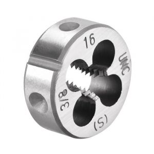 Filière VOCOSTE Filetage 3/8-16 UNC Acier allié à outils Filetage machine Matrices de filetage 1pcs
