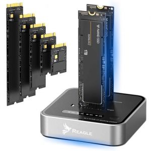 Station de clonage NVME SSD PCIe M.2 USB-C 3.2 Adaptateur de boîtier USB-C 3.2 REAGLE