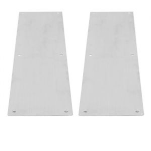 SURENHAP plaque de coup de pied de porte en acier inoxydable Plaque de coup de pied de porte 2pcs D&Eacute;CORATIVE 304 bricolage bloque