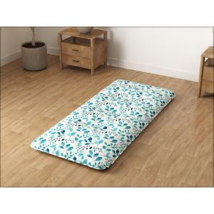 GOPLUS Matelas Futon Japonais 1 Personnes 90x200CM-Lit de Couchage Enroulable de Sol et Portable avec Sac de Transport Vert