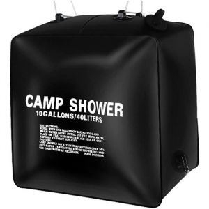 2 0L - 40L Sac de Douche Portable Pliant Solaire chauffé étanche de Camping extérieur randonnée à la Main Sacs à Eau pour Douch A289