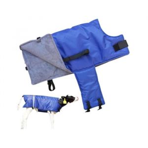 Couverture pour veaux Couverture pour ch&egrave;vres pour lhiver Couverture chauffante pour b&eacute;tail Imperm&eacute;able coupe-vent Couverture