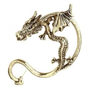 LCC® Boucle dOreille Punk metal alliage dore Femme/Homme Clous dOreille Cool Dragon Volant-rétro-vintage-gothique-mode fantaisie