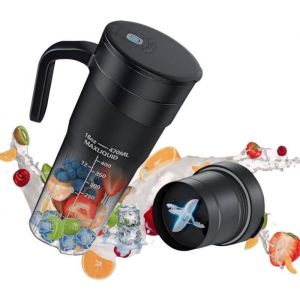Blender portable mini blender personnel sans fil  gourde &eacute;tanche rechargeable par USB mixeur et robot culinaire