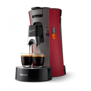 Cafeti&egrave;re &agrave; dosette Philips Senseo&reg; Select CSA240/91 1450 W Rouge intense et gris cachemire