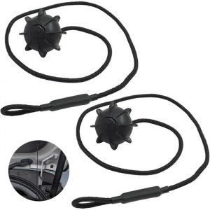 Voiture Corde de Fixation-2 Pc Cordon Plage Arriere Golf 6-Universelle Cordon pour Étagères-Clip Fixation Plage Arrière Corde