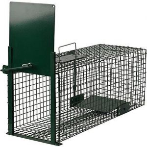 Moorland Piege de capture 60x23x23cm infaillible Cage Pour Animaux lapin rat - Simple à utiliser - Avec une entrée 5001
