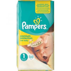 Couche jetable - Pampers - Ancienne version - New Baby Nouveau-Né - Taille 1 - Petit format