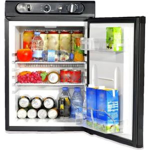 Smad Frigo Camping Gaz-60L-Frigo Trimixte 12V 220V Gaz-Réfrigérateur Silencieux-pour Camping-car Caravane