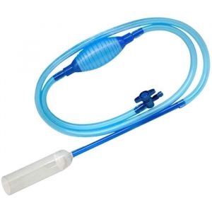 Aspirateur Aquarium Changeur deau pour Aquarium Filtre poreux intégré Nettoyage Aquarium 2.55Meter Aquarium Siphon Aspirateur A248