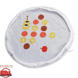FYDUN Mouvement automatique activ&eacute; boule mobile cacher jeu rapide roulant boule jouer mat interactif chat jouet pour maison Blanc