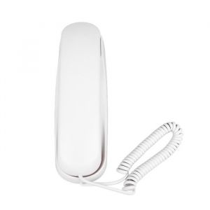 Téléphone filaire Téléphone mural multifonctionnel son clair téléphone fixe filaire pour telephonie piece Blanc