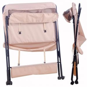 Table à langer bébé/enfant - Marque - Modèle - Pieds croisés - Rose clair