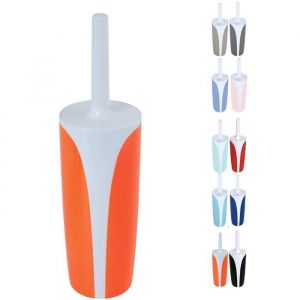 MSV Brosse Wc avec support Polyresine Kandy Orange