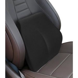 Coussin lombaire voiture/bureau &ndash; mousse m&eacute;moire &ndash; soulagement douleurs lombaires &ndash; chaise/si&egrave;ge auto .