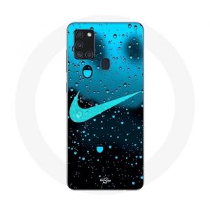Coque - MANIACASE - Samsung Galaxy A21s - Motif Nike goute deau - Souple - Mixte