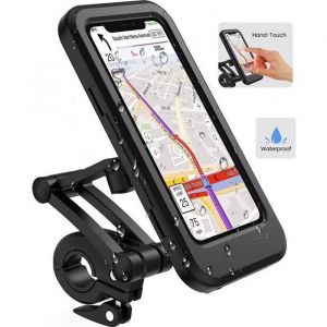 Support pour t&eacute;l&eacute;phone portable &agrave; v&eacute;lo Moto support &eacute;tanche avec &eacute;cran tactile pour iPhone Samsung Huawei jusqu ACCESSOIRES VELO