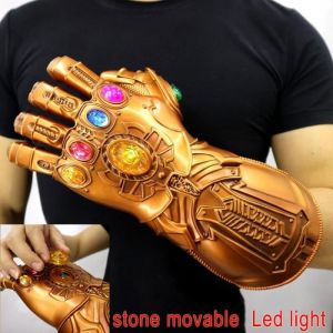 Avengers Thanos Bras Gants Avec LED Lumières Gems Mobile Infinity Gauntlet Super-héros Cosplay Props