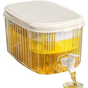 Distributeur deau pour réfrigérateur  Distributeur de boissons en verre  Carafe en verre  Distributeur de jus avec robinet