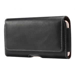 pour Samsung Galaxy S22+ (2022) Étui Housse en Cuir Horizontal avec Boucle de Ceinture de Nouvelle Conception - Noir