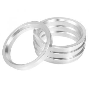 Anneau de centrage de moyeu de roue X AUTOHAUX Bague OD 701mm à ID 581mm Aluminium Alliage Voiture Centre Centrique Anneaux 4Pcs