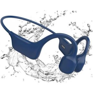 Casque conduction osseuse Bluetooth 5.0 IPX7 tanches pour sport cyclisme bleu OREILLETTE BLUETOOTH
