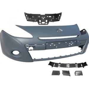 Pare chocs avant RENAULT CLIO 3 phase 2 de 2009 a 2012 a peindre plus kit jantes 15 pouces 185