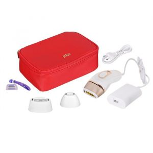 Appareil d&eacute;pilation IPL - BRAUN - Silk Expert Pro 5 PL5267 - SkinPro 2.0 SensoAdapt - 3 embouts - 10 niveaux