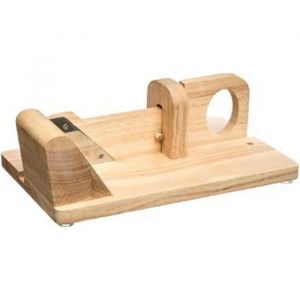 Trancheuse à Saucisson - PARIS PRIX - Guillotine - Bois - 28 cm - Design Authentique