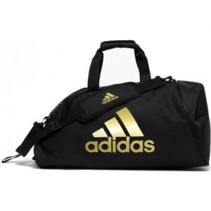 adidas sac de sport dentra&icirc;nement 2 en 1 noir/or 59 litres