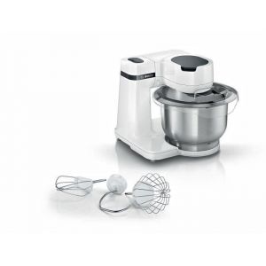Robot pâtissier BOSCH Serie 2 MUMS2EW00 - 700 W - 7 vitesses + turbo - Bol mélangeur inox 38 L - Noir et argent