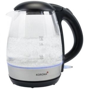 Korona Bouilloire noir acier inoxydable Contenance: 1.2 l