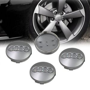 4 PCS Cache Moyeu Pour Roue Audi Cache-enjoliveurs Ø Diamètre 60mm