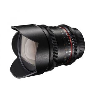 Walimex Pro Objectif grand angle 10 mm T3.1 VDSLR Canon EF-S pour Canon EOS 100 1200 650 70 700 Kiss X6i Kiss X70 Kiss…