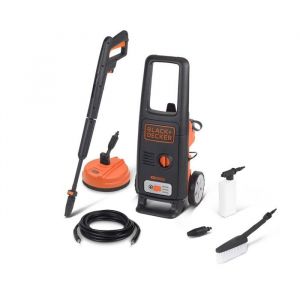 Black & Decker Black+Decker BXPW1600PE Nettoyeur Haute Pression avec Patio Cleaner et brosse fixe (1600 W 125 Bar 420 L/H) -