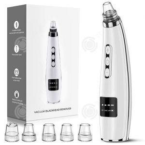 INN Aspirateur Point Noir 450mAh 5 embouts portabilité Ajustement à 5 vitesses Chargement nouveau style Aspirateur Point Noir