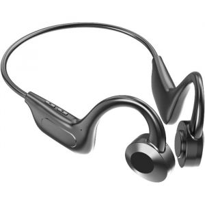 Casque à Conduction Osseuse - Écouteurs sans Fil pour La TélévisionMicro Casque NumériqueAbdos Boules Quies Pas dOreille