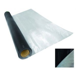 Mylar Diamond Black backing 12 x 1 m linéaire SuperPlant  papier réflechissant lumière