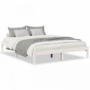 HSF&reg;Cadre de lit extra long - sans matelas - 160x210 cm - bois massif pin - 2 personnes - 2 PLACE czd189245