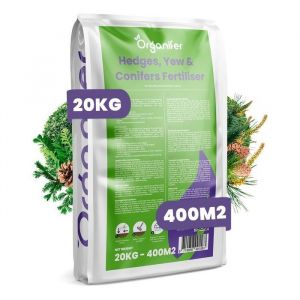 Engrais Pour Haies Ifs Et Conif&egrave;res - 20 Kg Pour 400 M2 - Tout-En-Un - Organifer