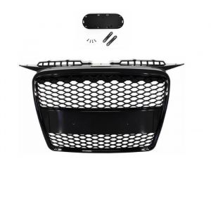 Calandre noir brillant look RS3 pour AUDI A3 8p et sportback de 09/2004 à 06/2008