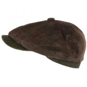 -Aussie Apparel-Casquette Gavroche Cuir Marron Kilmallock Aussie Apparel - L - Marron