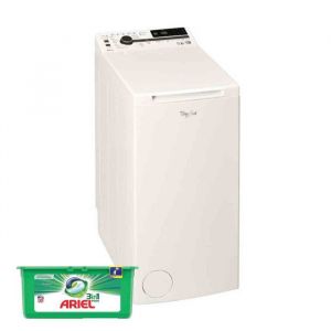 WHIRLPOOL Lave-linge top 6.5kg 1200trs/min 14 Programmes Machine à laver