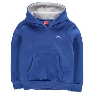 SLAZENGER Sweat pull &agrave; Capuche Bleu Enfant 5-6 ans Unisex Fille Garcon